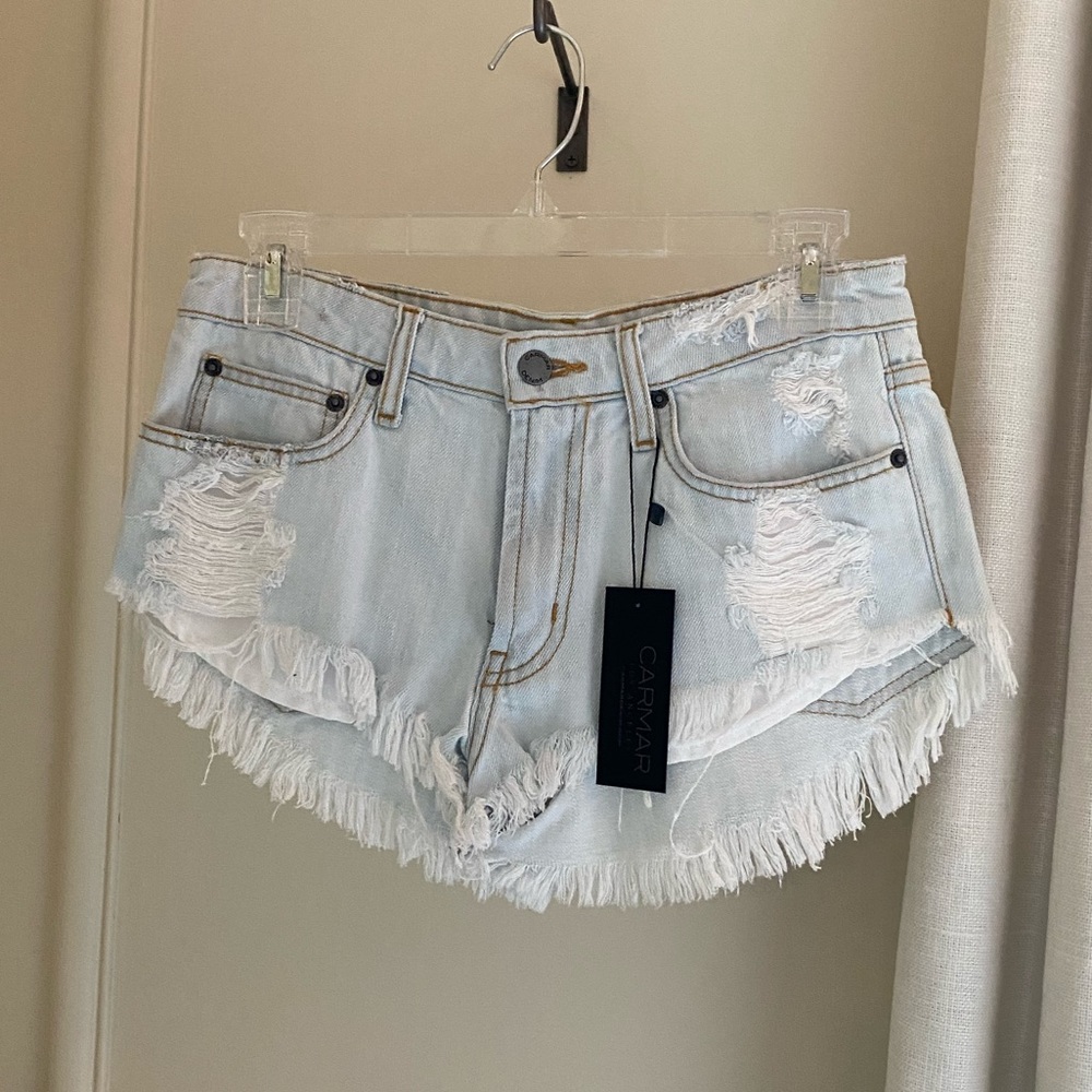 CARMAR denim shorts size 25